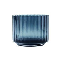 Teelichthalter, midnight blue, Lyngby Porcel&aelig;n