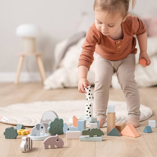 Deer Friends Bausteine 34 Stk., farbmix, Done by Deer