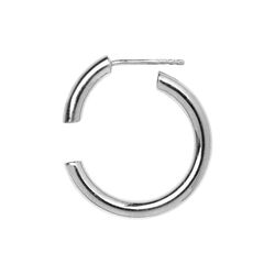 Disrupted Hoop, silver, Maria Black