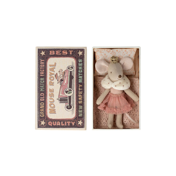 Kleine Schwester Prinzessinnenmaus in Streichholzschachtel, Maileg