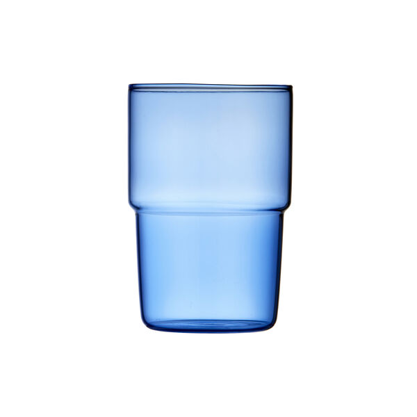 Torino Drinking Glass 2 pcs, blue, Lyngby Glas