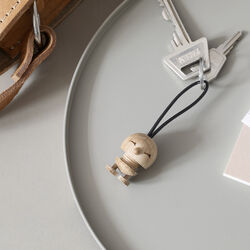 Classic Bimble Keychain, oak, Hoptimist