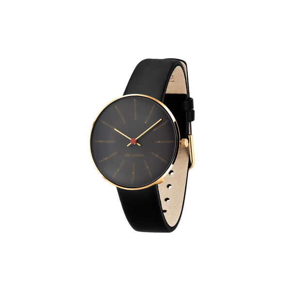 Bankers Wrist Watch, grey/gold/black Bankers Wrist Watch, grey/gold/black, Arne Jacobsen Watches