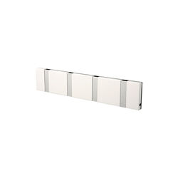 KNAX Horizontal 4 Coat Rack, white/grey, LoCa