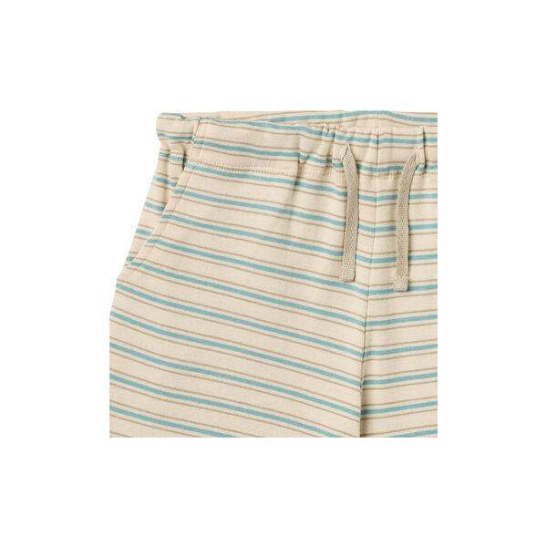 Jersey Shorts Kalle, spring lake stripe, Wheat
