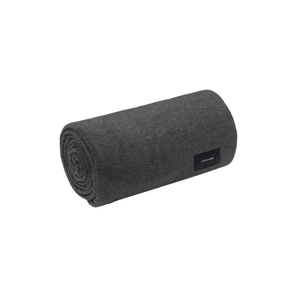 Himalaya Fleece Blanket, dark grey, Karmameju