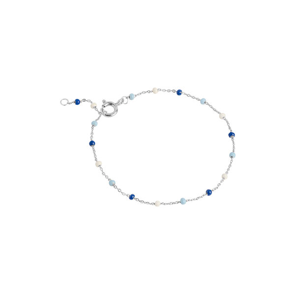 Lola Armband, Silber/Marineblau, ENAMEL Copenhagen