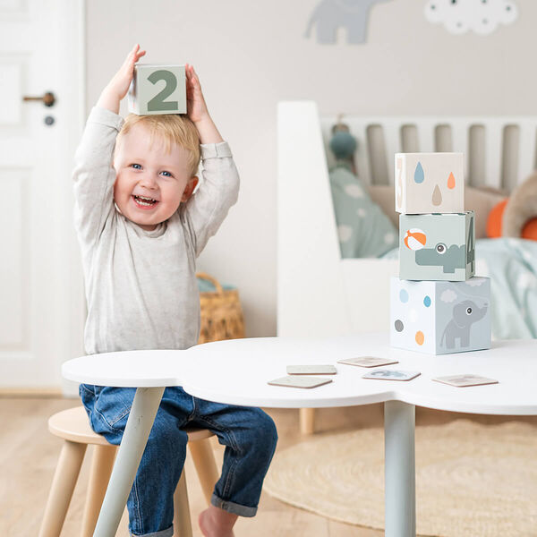 Hirsch Freunde stabile Bausteine 5 Stk., farbmix, Done by Deer