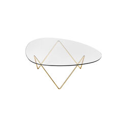 Pedrera Couchtisch, Messing halbmatt, GUBI