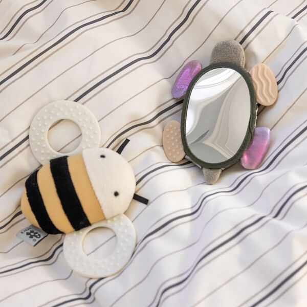 Billy the Bee Activity Rattle with Mirror, Sebra