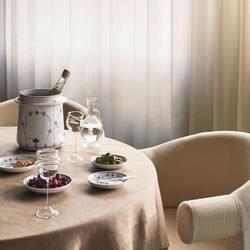 Musselmalet Riflet Weinkühler 21,5 cm, Royal Copenhagen