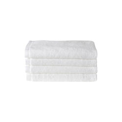 Towel, white, Geismars V&aelig;verier