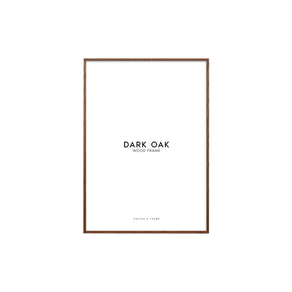 Wood Frame, dark oak, Poster & Frame