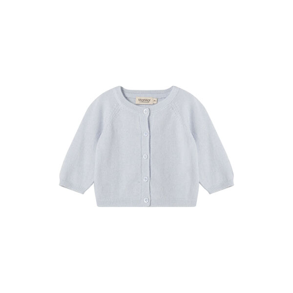 Tamla Cashmere Cardigan, light blue mel., MarMar Copenhagen