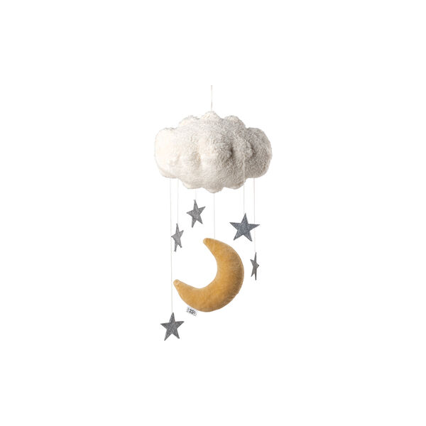 Moon & Stars Baby Mobile, beige, Sebra