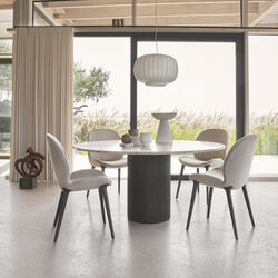 VIPP462 Lodge-Stuhl, beige/dunkle Eiche, Vipp