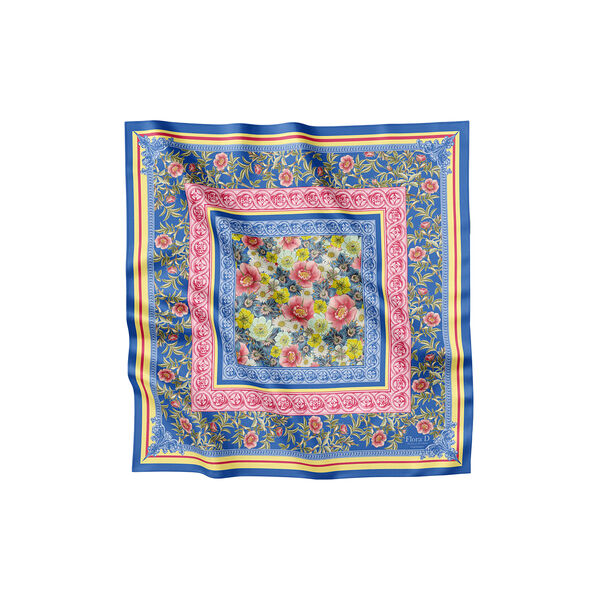 Blue Rose Garden scarf, Flora Danica Denmark