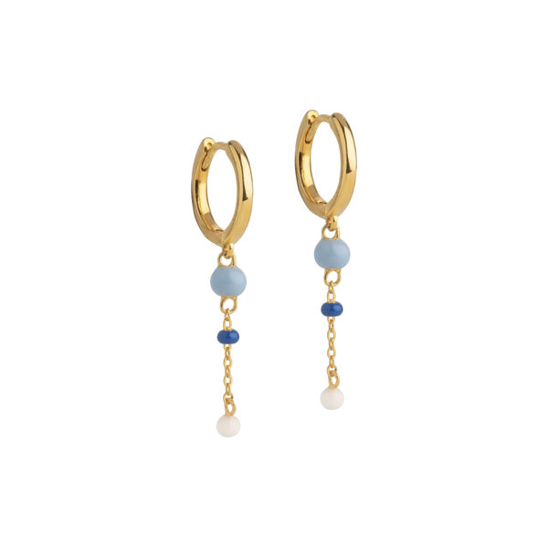 Lola Bold Creolen, marineblau, ENAMEL Copenhagen