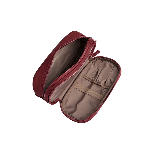 JustMBG Make-Up Purse Rubber, burgundy, Markberg