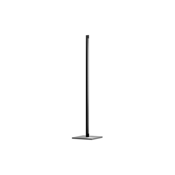INLAY F1 LINEAR Floor Lamp, matt black/satin silver, LIGHT-POINT
