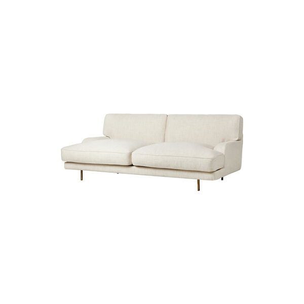 2-Sitzer-Flaneur-Sofa, Limonta 15/Antikmessing, GUBI