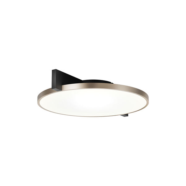 INLAY ROUND C2 Ceiling/Wall Light, matt black/satin gold, LIGHT-POINT