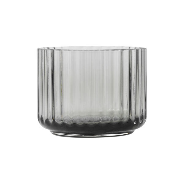Lyngby Tealight Holder, smoke, Lyngby Porcel&aelig;n