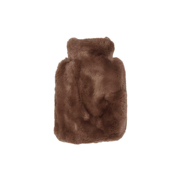 Kaninchenfell-W&auml;rmflasche, chocolate, NATURES Collection