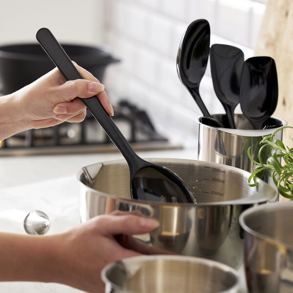 NEW Classic Baking Spoon, carbon black, Rosti