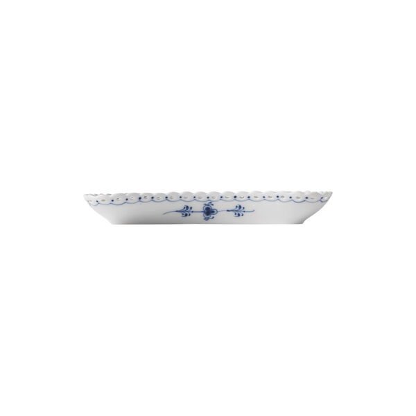 Musselmalet Vollspitze halbmondf&ouml;rmige Asiette 22 cm, Royal Copenhagen