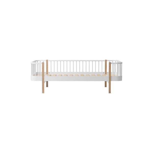 Wood Original Day Bed 90x200 cm, white/oak, Oliver Furniture