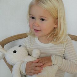 Carla Rabbit Cuddly Toy, off-white, Franck & Fischer