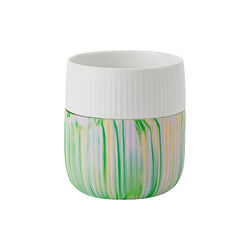 Fluted Contrast Marble Becher 35 cl, limeburst, Royal Copenhagen