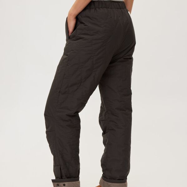 Quilted Trousers Field, almost black, Rethinkit