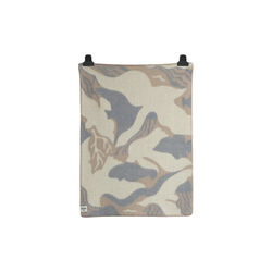 Vogel und Fisch Babyplaid, grau/beige, Røros Tweed