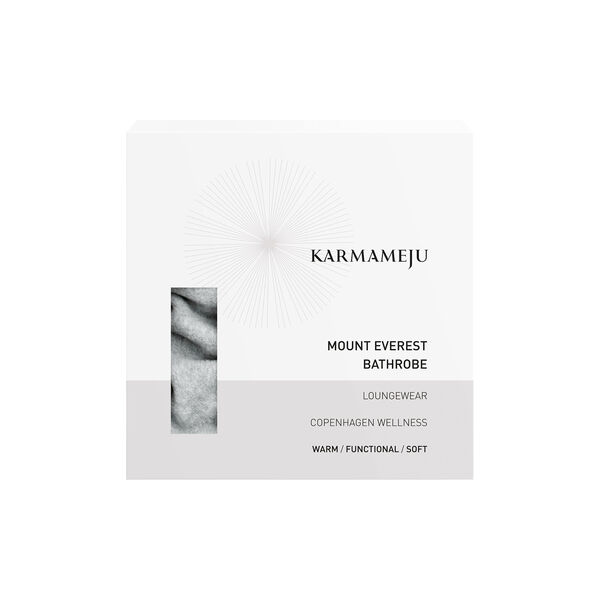 Mount Everest Bathrobe, light grey Mount Everest Bathrobe, light grey, Karmameju