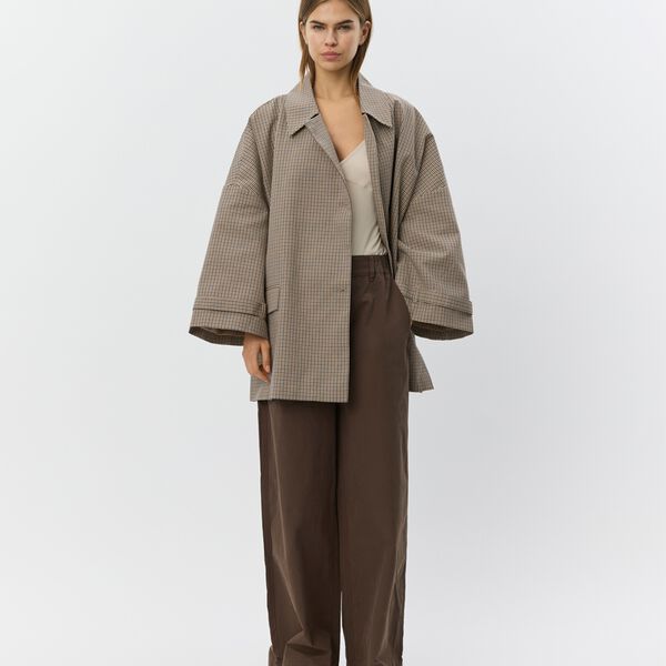 SelinaSW Oversize-Karo-Jacke, check, Sofie Schnoor