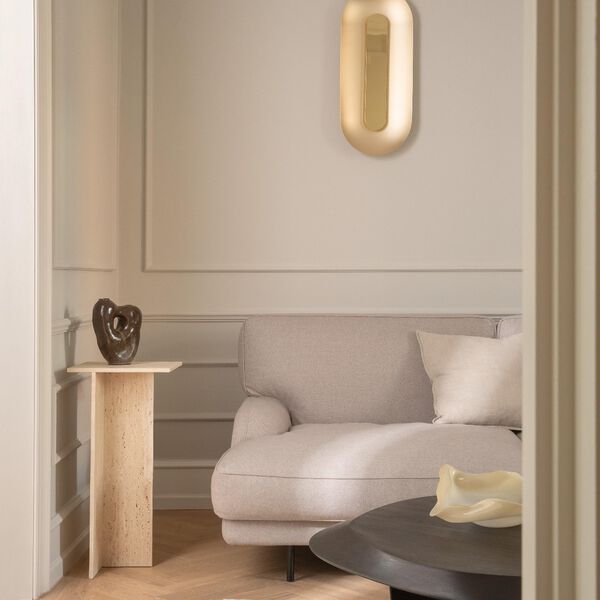 Sasi Large Wall Lamp, brass, Nuura