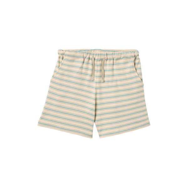 Jersey Shorts Kalle, spring lake stripe, Wheat