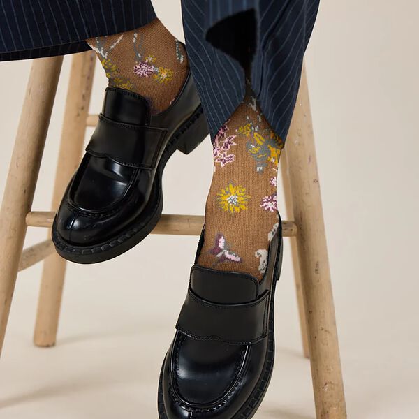 LIVING GARDEN Socks, camel, Bella Ballou