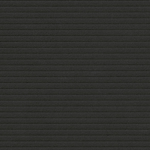 Corduroy table mat Curve L, black ink, LIND DNA