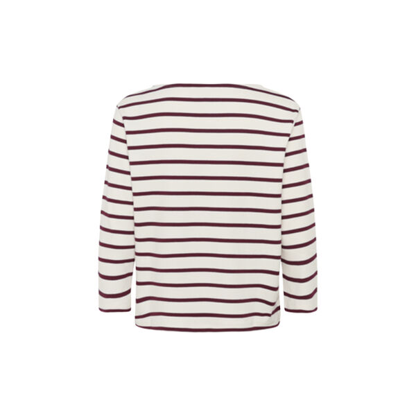 NelaPW T-shirt, tawny port stripe, Part Two