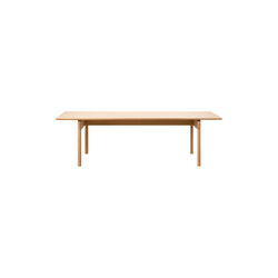 Post Table Esstisch 270 cm, light oiled oak, Fredericia Furniture