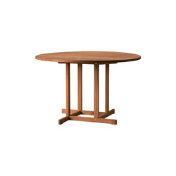 BM80 Mogensen Shaker Table &Oslash; 120 cm, oiled smoked oak, Fredericia Furniture