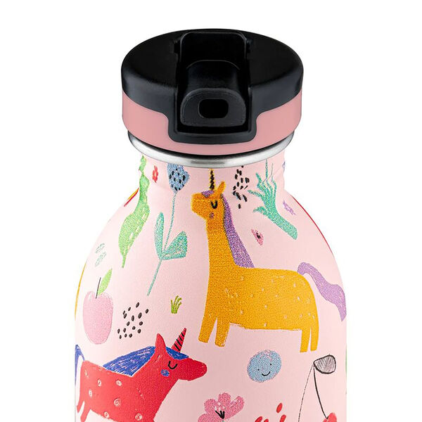 Urban Trinkflasche mit Sportverschluss und Stone-Finish, magische Freunde, 24Bottles