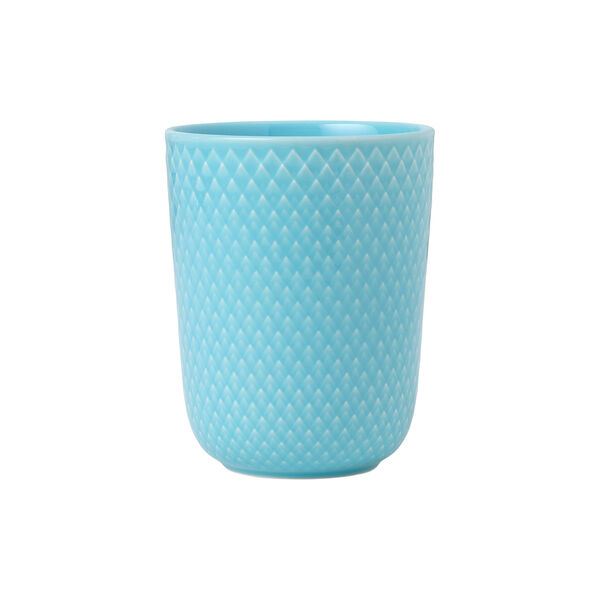 Rhombe Color Mug, turquoise, Lyngby Porcel&aelig;n