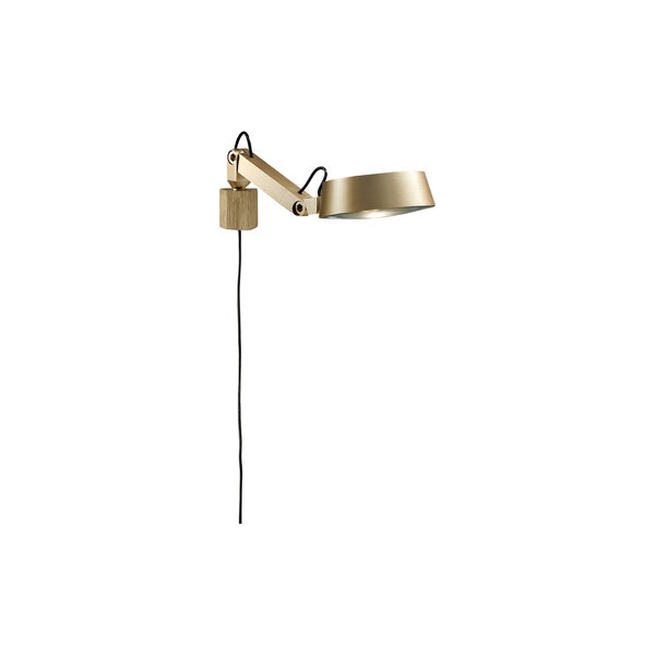 DARK W1 Wall Lamp, brass, LIGHT-POINT