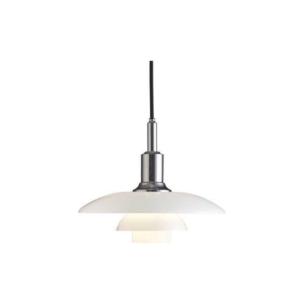 PH 3/2 Pendelleuchte, chrom, Louis Poulsen