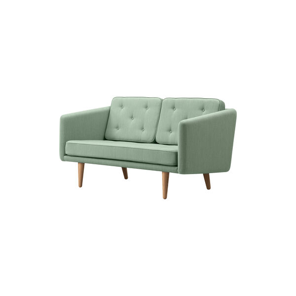 FF2002 No. 1 Sofa 2P, mood 4106/oak oil, Fredericia Furniture