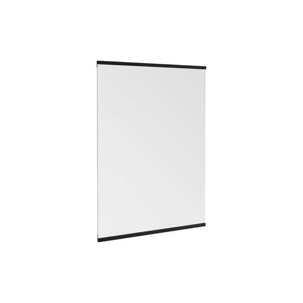 Rectangular Wall Mirror, black, MOEBE